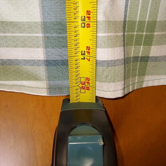 Magellan Outdoors Fishing Shirt Moisture Wicking Large Dad Lawn Camo Button Down - Picture 7 of 8